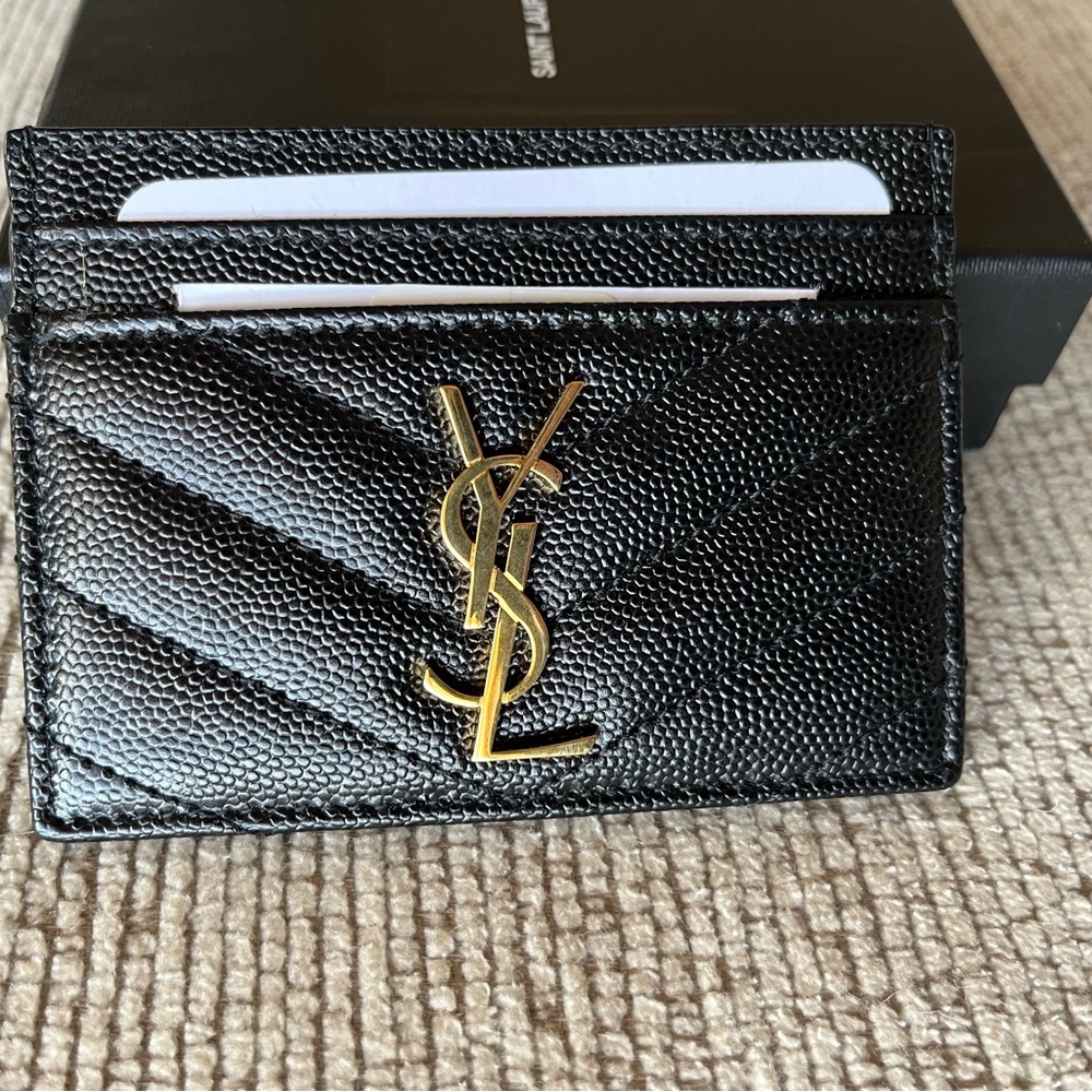 Saint Laurent Black Card Holder